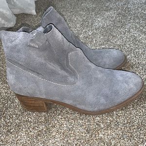 Carlos Santana Suede Booties